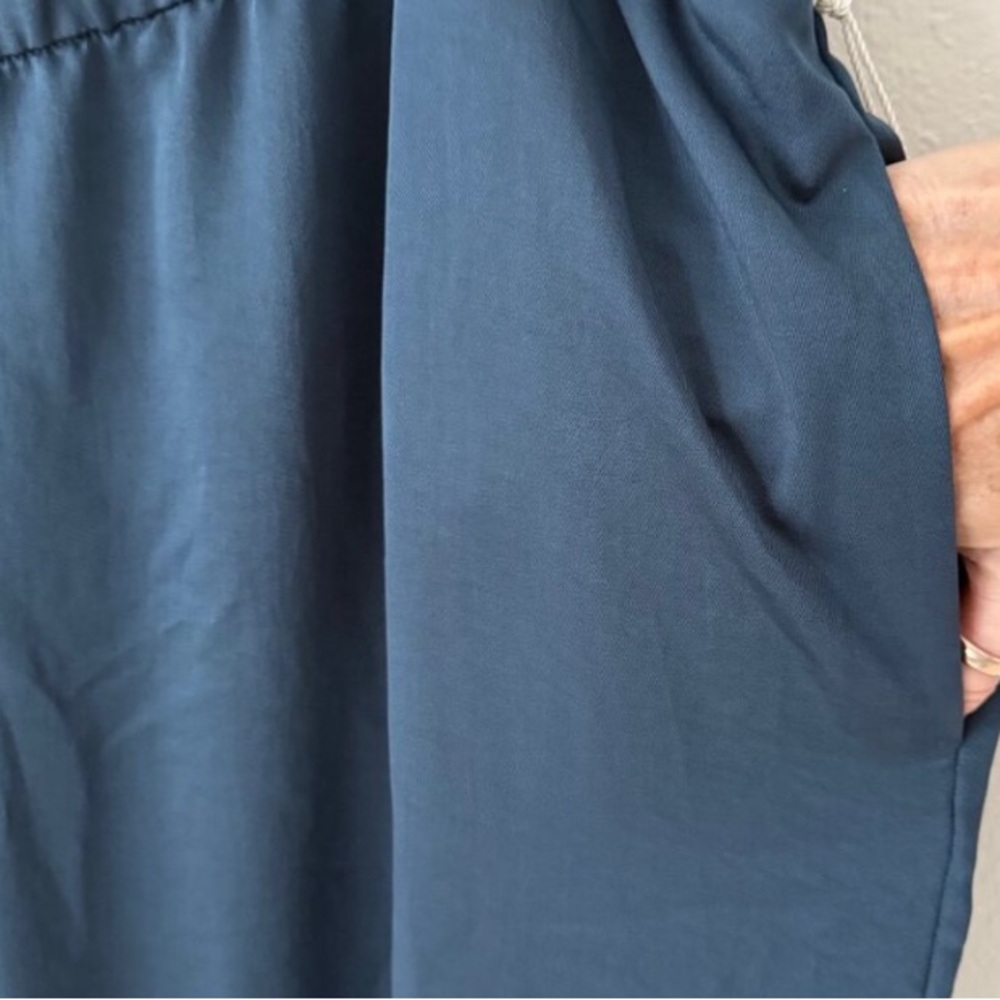 Worthington By JC Penney Woman’s Wide Leg Pull-On Pant In Petrol Blue Size 3x. - Picture 4 of 8